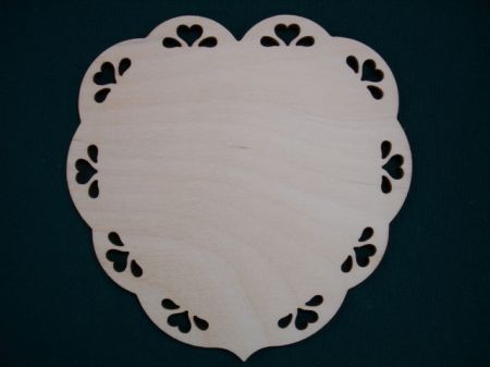 4 inch Heart Snowflake