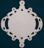 5 Inch Round Victorian Filigree Snowflake