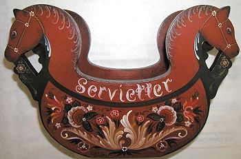 Viking Napkin Holder, Hallingdal Pattern Packet