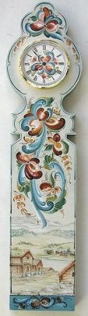 Kallhovd Clock with Telemark Pattern Packet