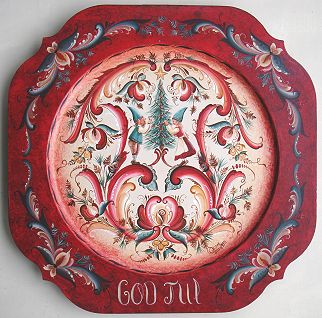 1995 God Jul Plate Pattern Packet