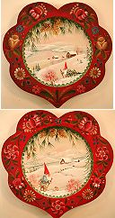 ** Nissen Christmas Plates (Os) Pattern Packet